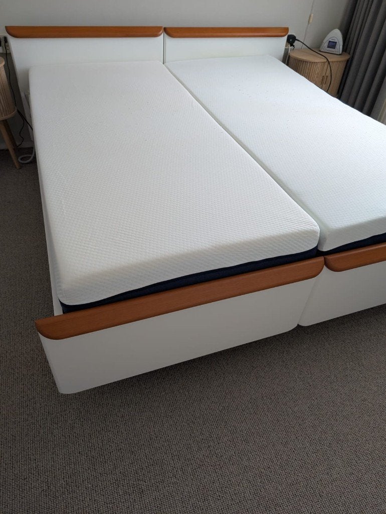 Senioren bed & matrassen 325,-, Ophalen, Eenpersoons, 180 cm, 200 cm