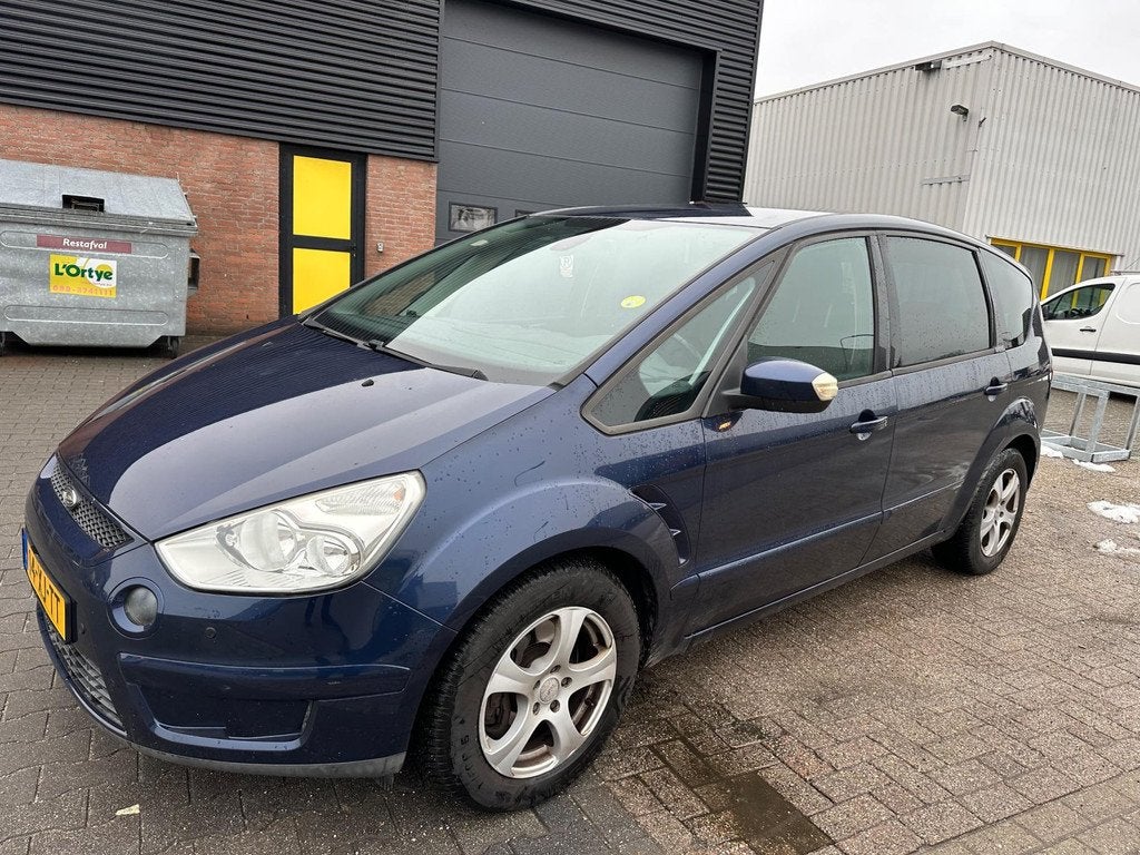 Ford S-Max 2.5-20V Turbo 5 personen volvo motor, Voorwielaandrijving, Gebruikt, 1581 kg, Blauw