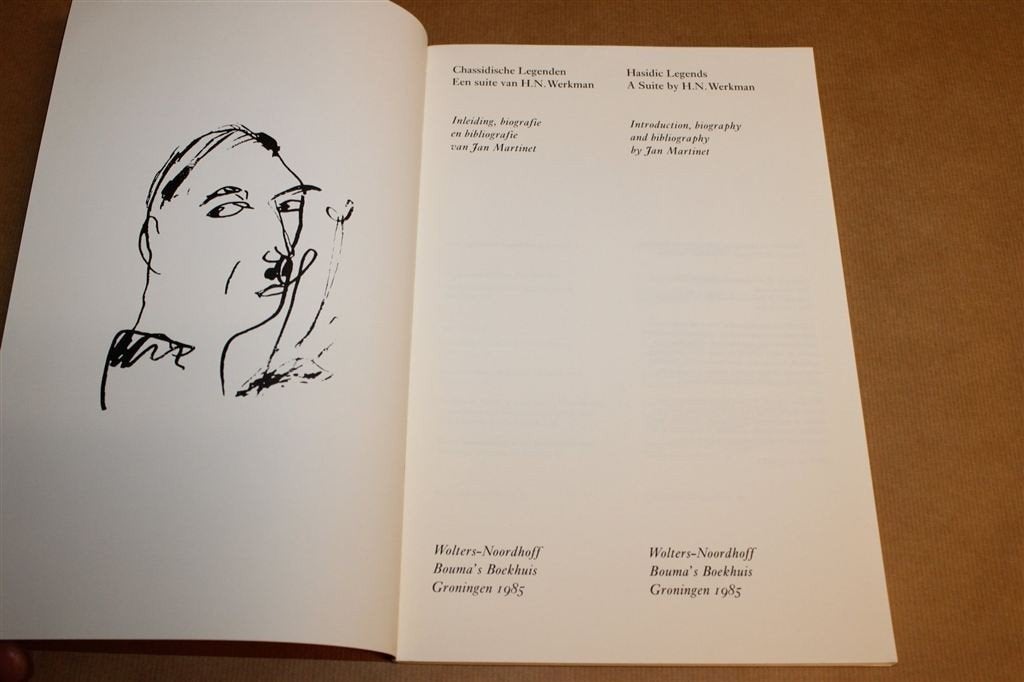 Chassidische Legenden — Werkman, Grafiek uit 1941-1943, Ophalen of Verzenden, Gelezen