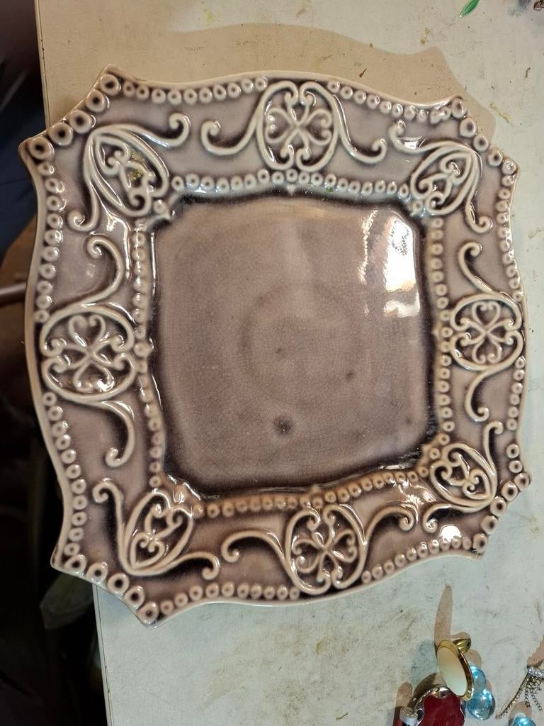Decoratieve schaal met barokke versieringen, Ophalen of Verzenden