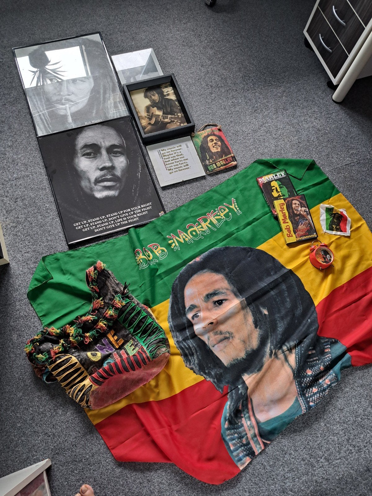 Bob Marley Collectie: Vlag, Posters, CD's & Meer, Ophalen of Verzenden, Gebruikt, Overige typen