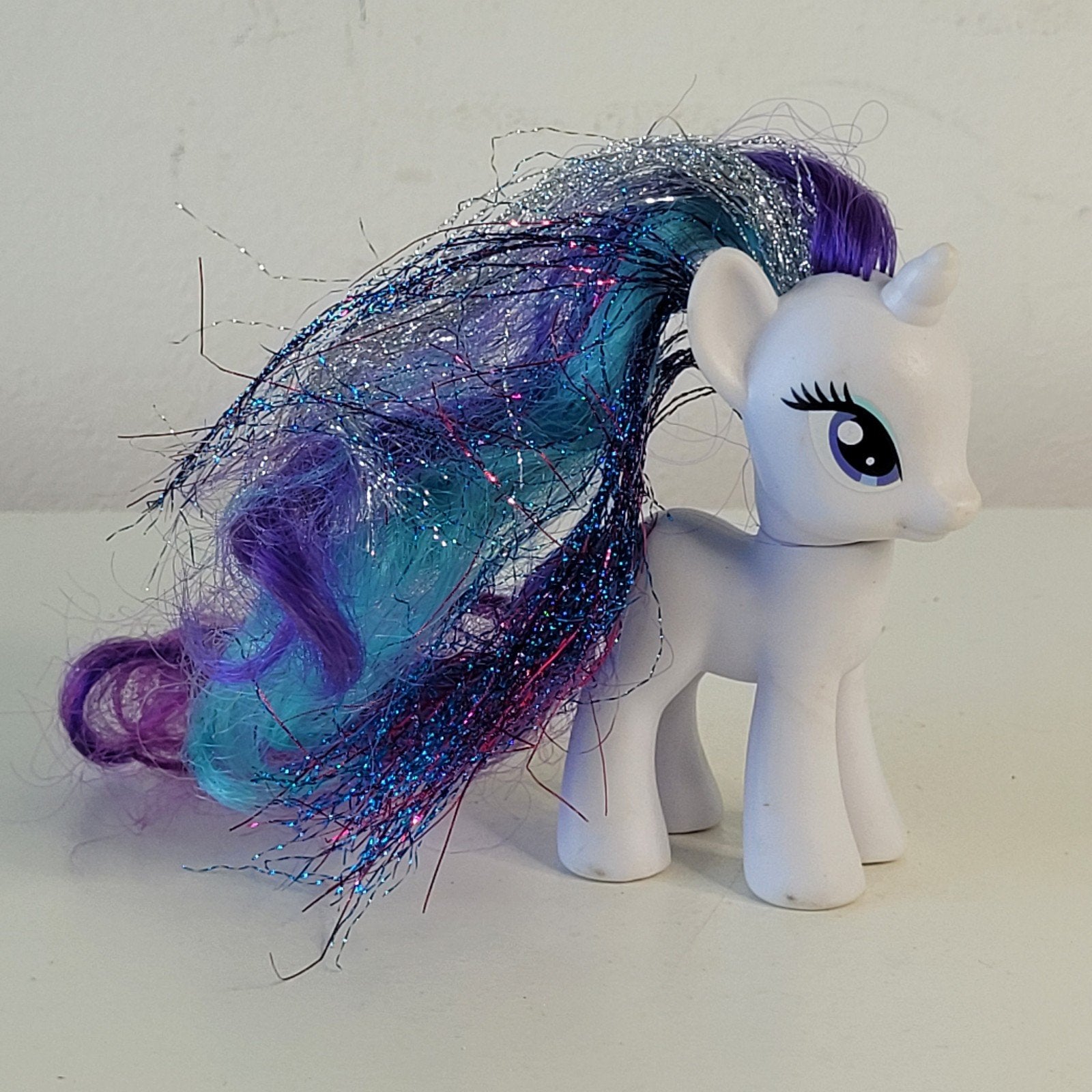 My Little Pony rainbow power glinsterend haar blauw paars, Ophalen of Verzenden, Zo goed als nieuw