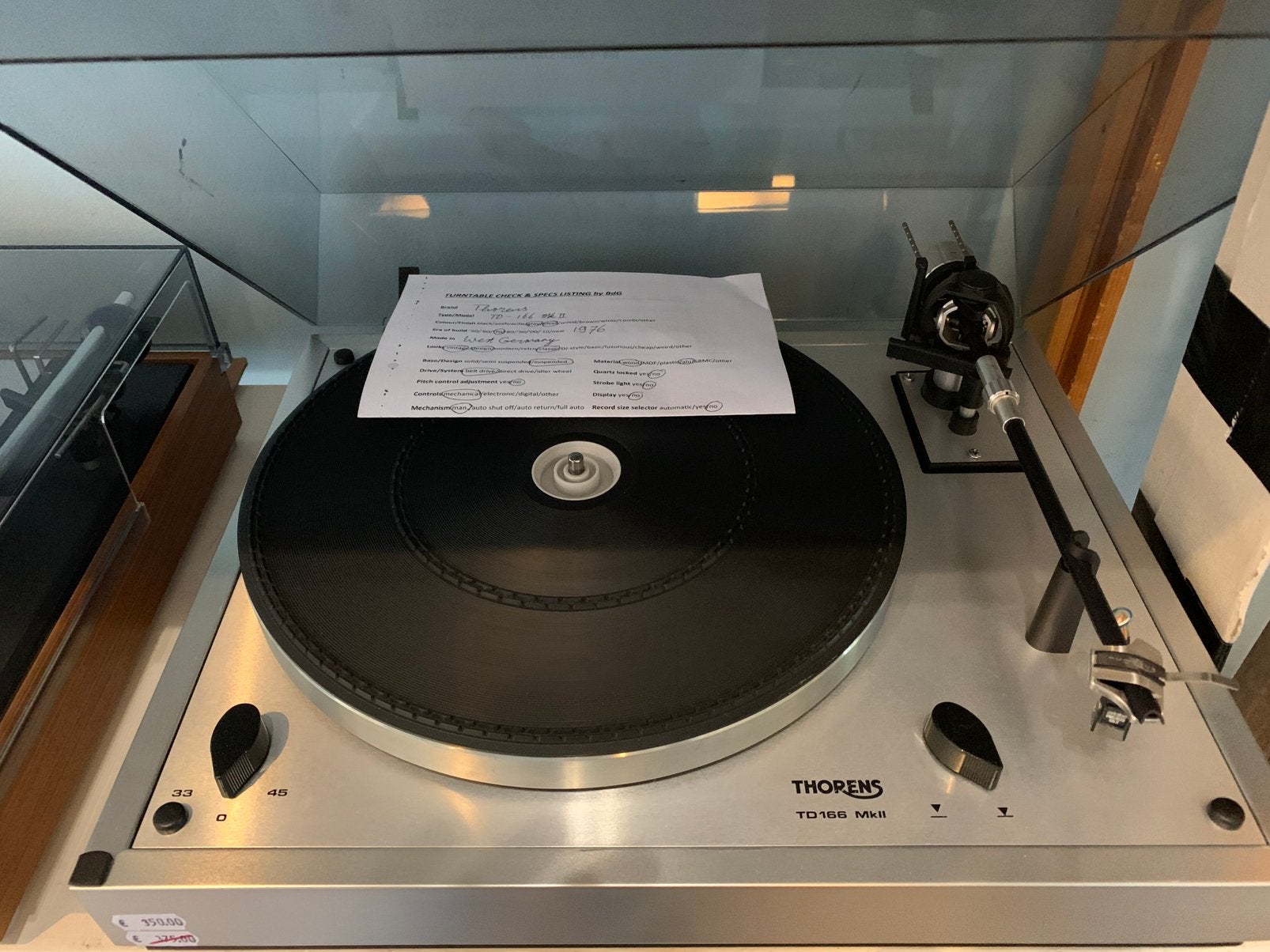 Thorens TD-166 MkII ‘silverface’ met Ortofon VMS-20 E MkII, Ophalen, Thorens, Platenspeler, Nvt