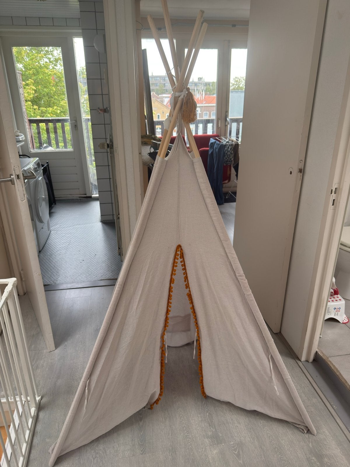 Kinder Tipi Tent - Speeltent voor Binnen en Buiten, Ophalen, Zo goed als nieuw