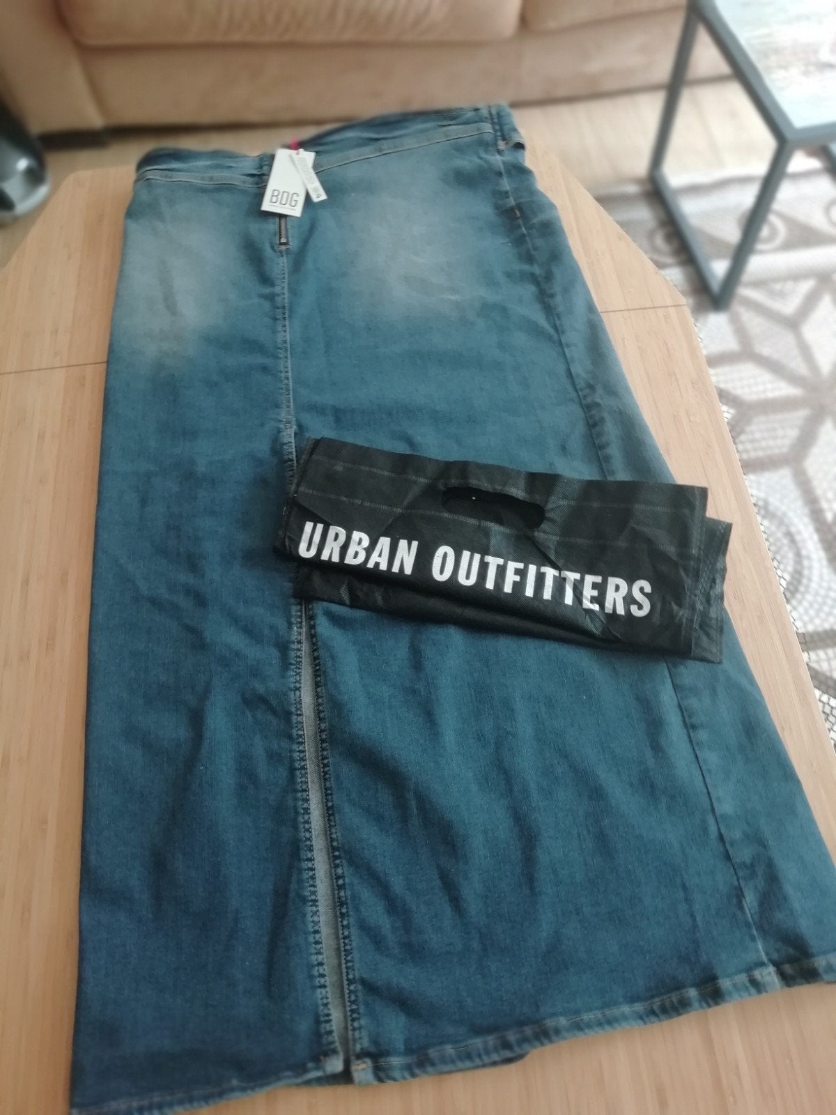 BDG Urban Outfitters spijkerrok, maat 42/44 (L), Blauw, Maat 42/44 (L), Nieuw, Ophalen of Verzenden