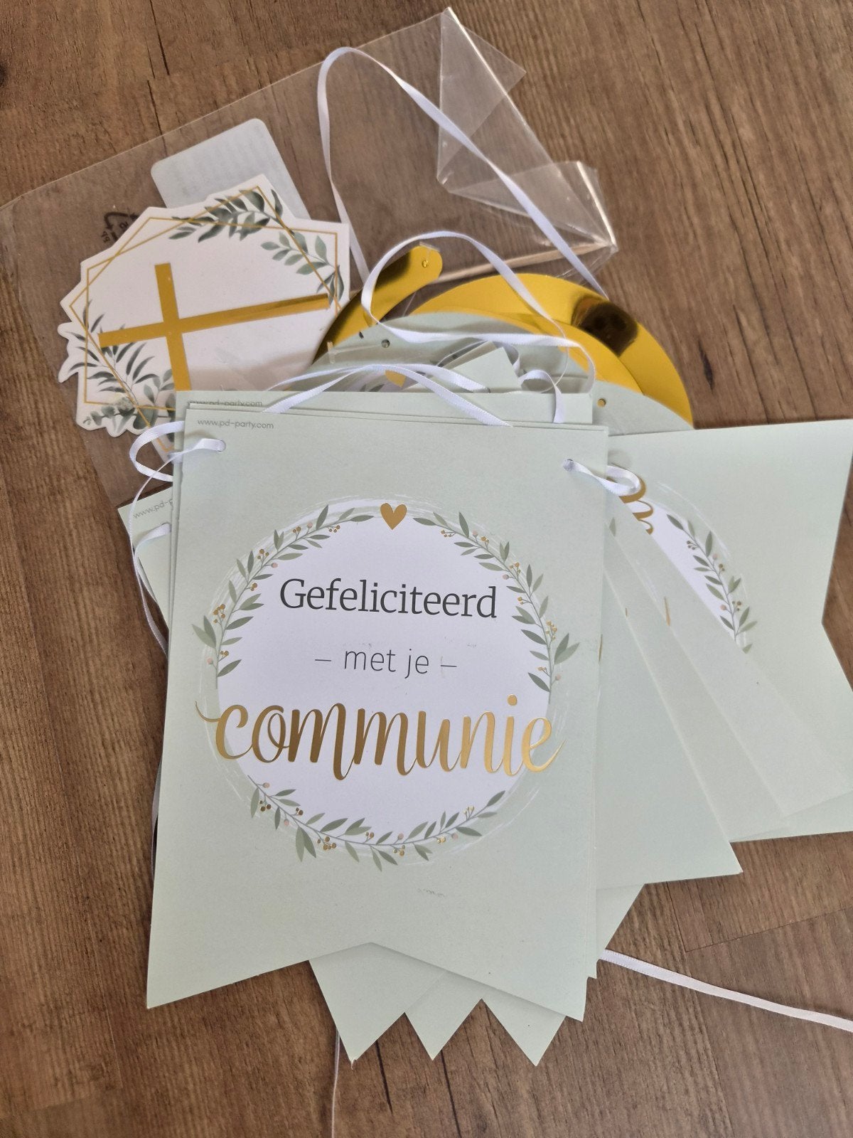 Nieuwe Communie Decoratie Slinger - Gratis Afhalen, Ophalen of Verzenden, Nieuw, Versiering, Overige