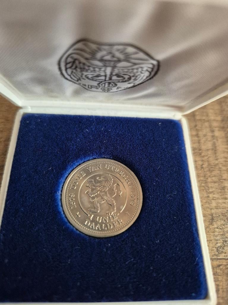 Unie daalder, Postzegels en Munten, Penningen en Medailles, Ophalen of Verzenden, Overige materialen