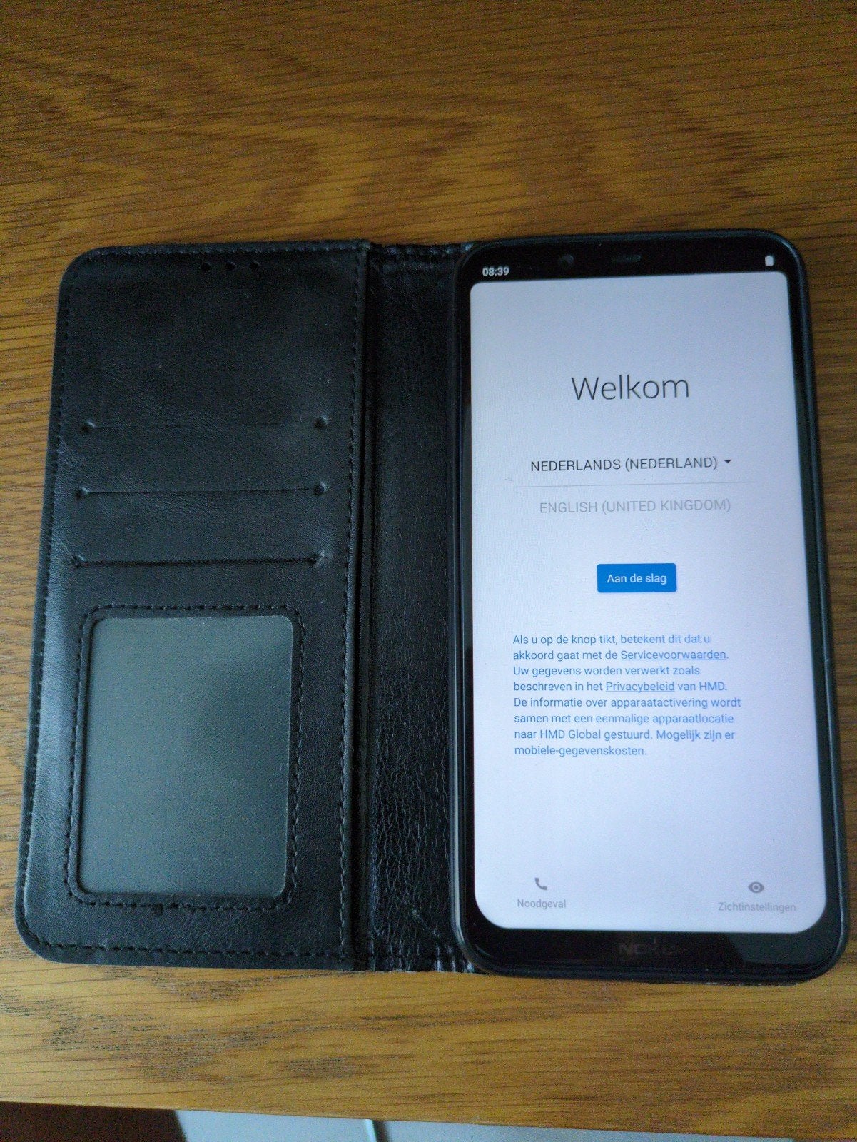 Nokia 8.1 64GB + lader + hoes, Ophalen, Overige modellen, Zwart, Touchscreen