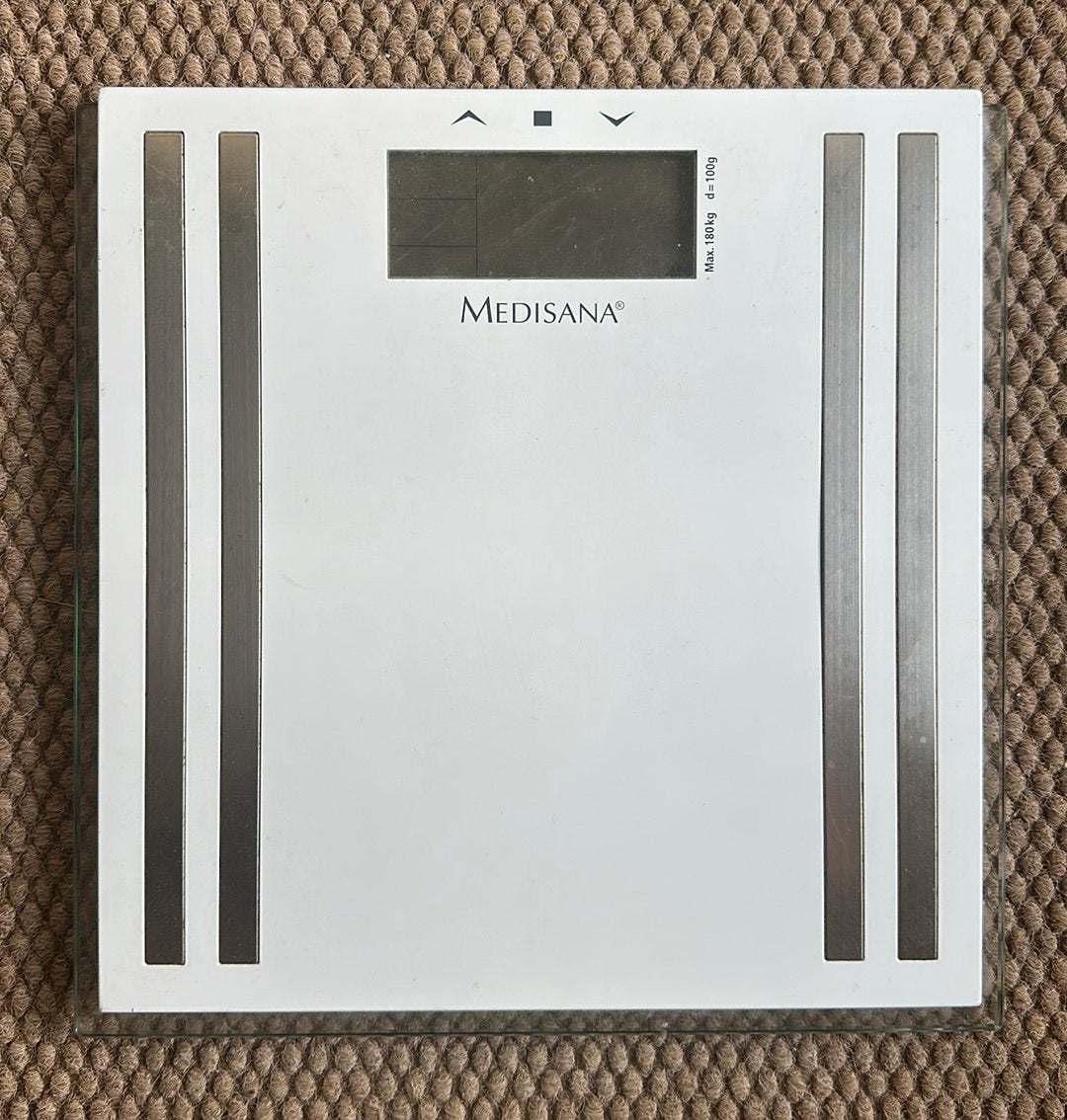 Medisana weegschaal multifunctioneel, Ophalen, 1 tot 500 gram, 100 kg of meer, Zo goed als nieuw