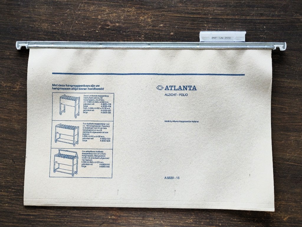 hangmappen Atlanta Alzicht archiefmap dossiermap, Ophalen of Verzenden, Zo goed als nieuw