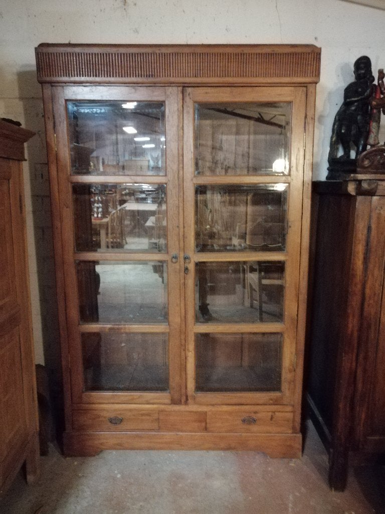 Grote VITRINE KAST winkelkast KA6 Cabinet uit Java Indonesie, Ophalen of Verzenden