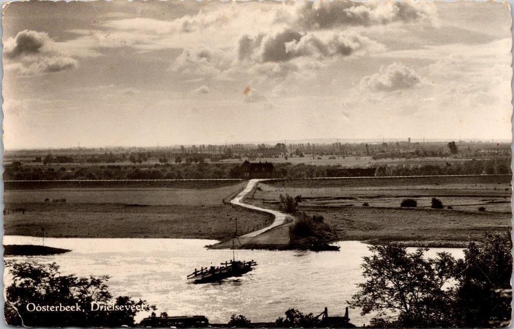 Oosterbeek - Drielseveer (1957) 2x, Verzenden, 1940 tot 1960, Gelopen, Gelderland