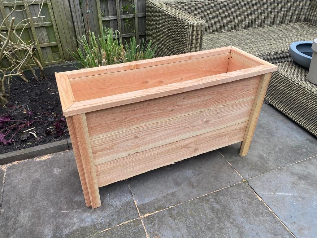 Douglas plantenbak, Tuin en Terras, Bloembakken en Plantenbakken, Ophalen, Nieuw, Rechthoekig, Hout