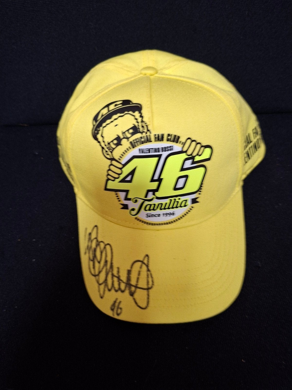 Originele cap Valentino Rossi.  Met handtekening., Motoren, Kleding | Motorkleding, Ophalen of Verzenden, Nieuw zonder kaartje