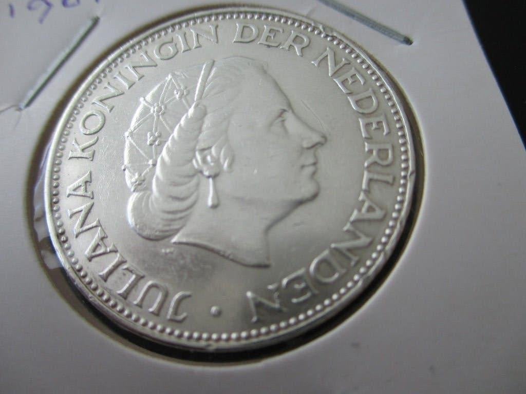 Rijksdaalder 1961, Koningin Juliana, Zilver, Ophalen of Verzenden, Losse munt
