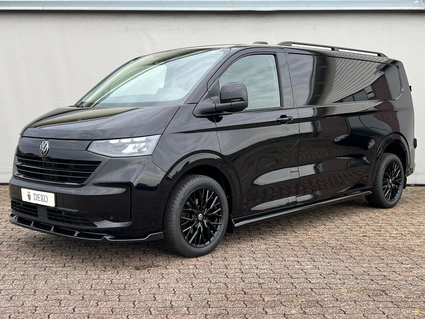 Volkswagen Transporter 2.0TDI 150 PK DSG | T7 | Leder | L2H1, Auto's, Dealer onderhouden, Gebruikt, Zwart, 4 cilinders