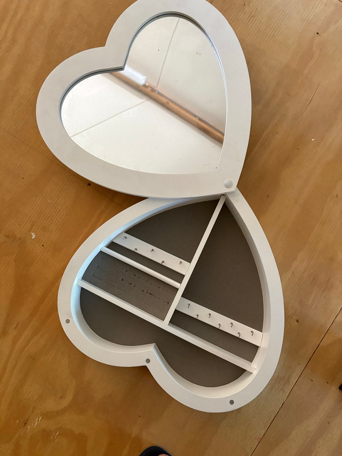 Meisjes Sieraden Kast Spiegel, Ophalen, Gebruikt
