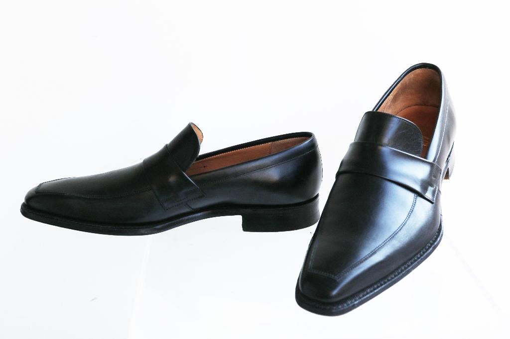 Top Cheaney Louis zwarte loafer in maat 7.5 = maat 41.5, Loafers, Zwart, Zo goed als nieuw, Joseph Cheaney & Sons