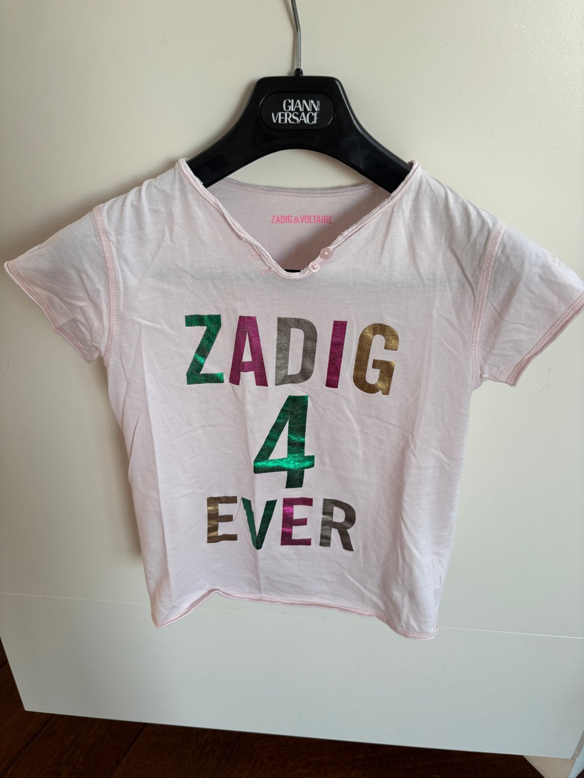 Zadig & Voltaire T-shirt 'ZADIG 4 EVER' roze maat 152, Ophalen, Meisje, Shirt of Longsleeve
