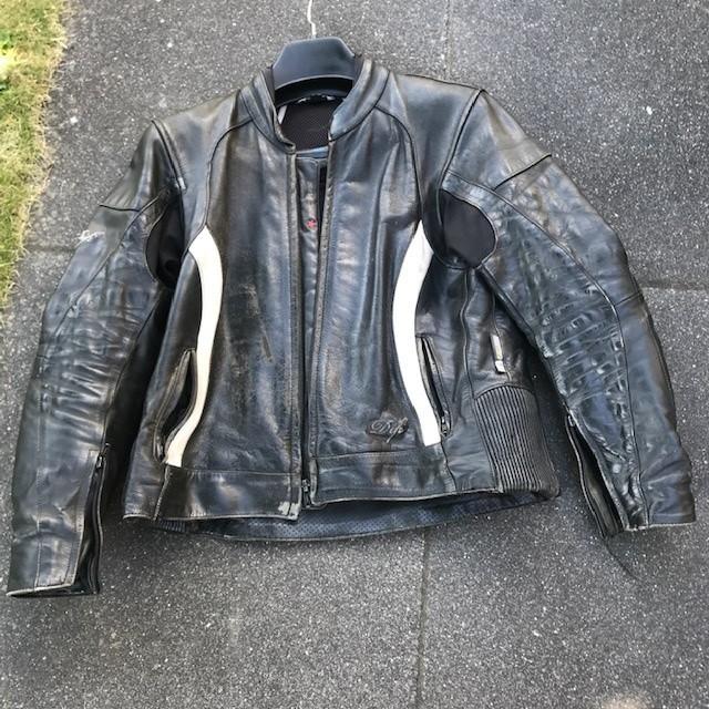 oude leren damesmotorjas, Ophalen, Tweedehands, Jas | leer