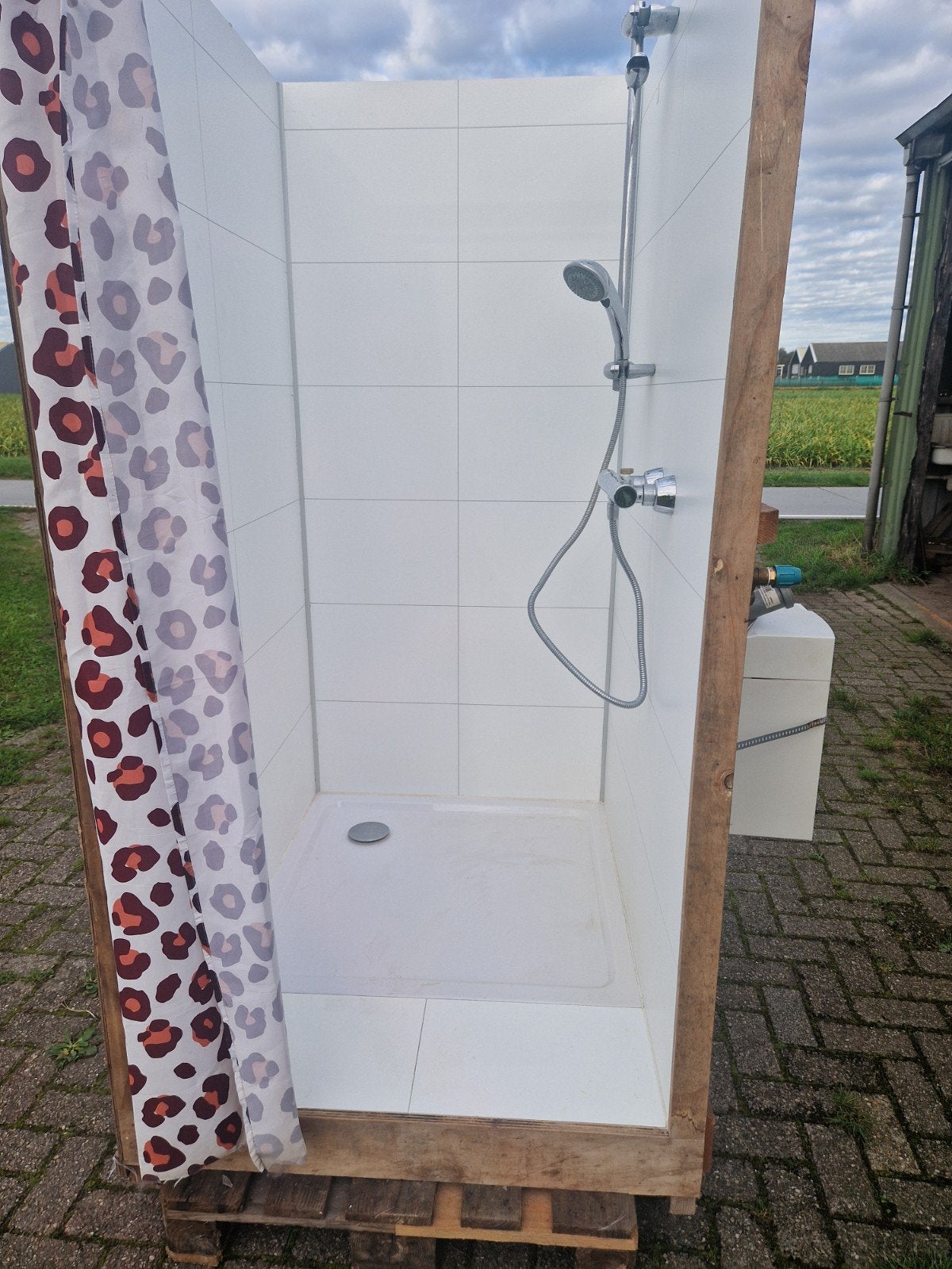 douche/mobile, Ophalen of Verzenden, Zo goed als nieuw, Met douche