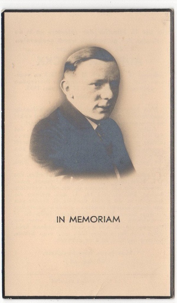Adriaan Stockx 1913 - 1933 Helmond, 19 jaar oud, Verzenden