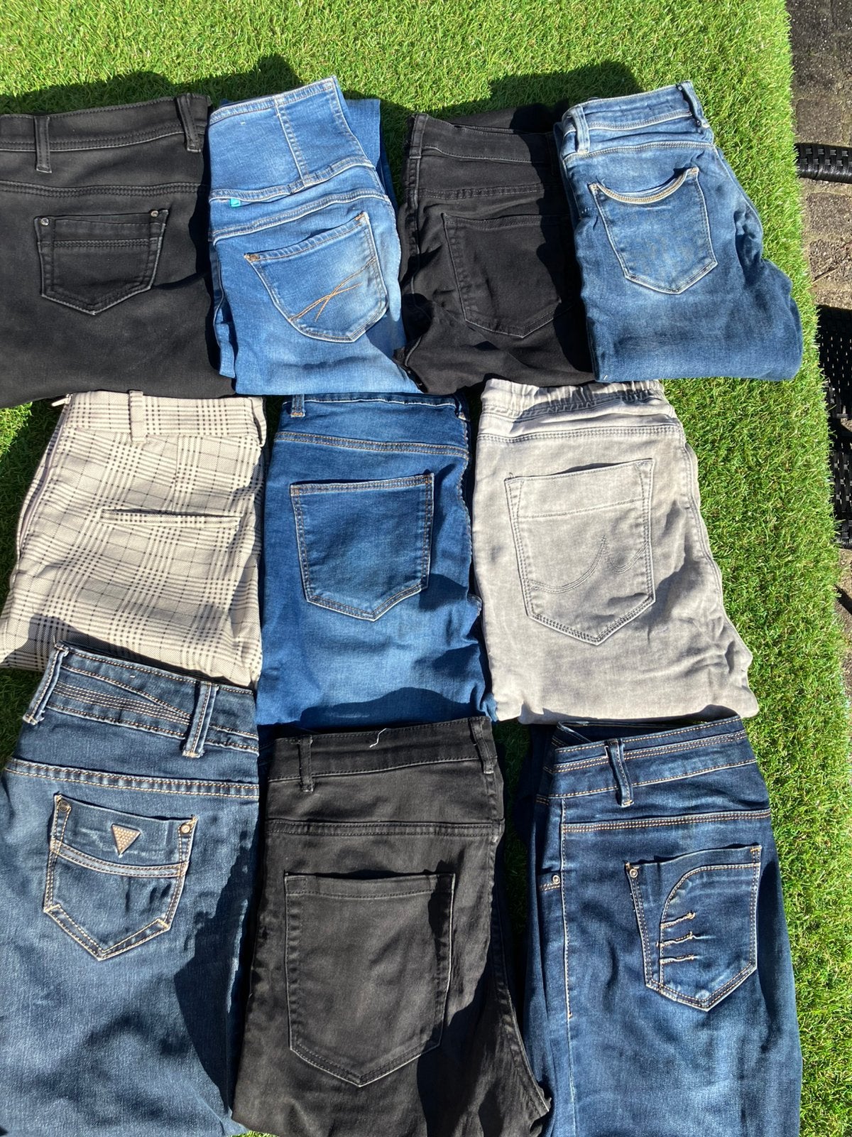10 dames  jeans S en M, Ophalen of Verzenden, Zo goed als nieuw, Overige maten, Overige kleuren