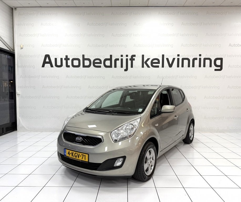 Kia Venga 1.4 CVVT Plus Pack Bovag Garantie Airco, Auto's, Stof, Gebruikt, 4 cilinders, 1396 cc