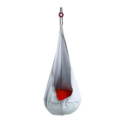 Comfortabele hangstoel/zitzak voor binnen en buiten, Ophalen, Zo goed als nieuw, Grijs, Zitzakstoel