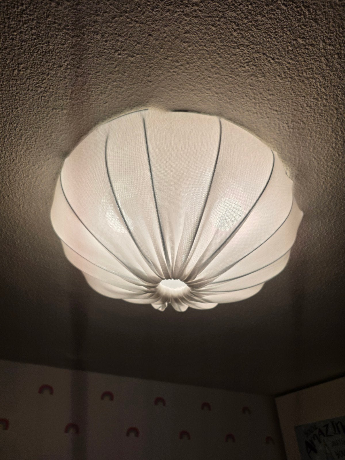 Ikea Plafondlamp/Lampenkap - Wit, Gebruikt, Ophalen of Verzenden