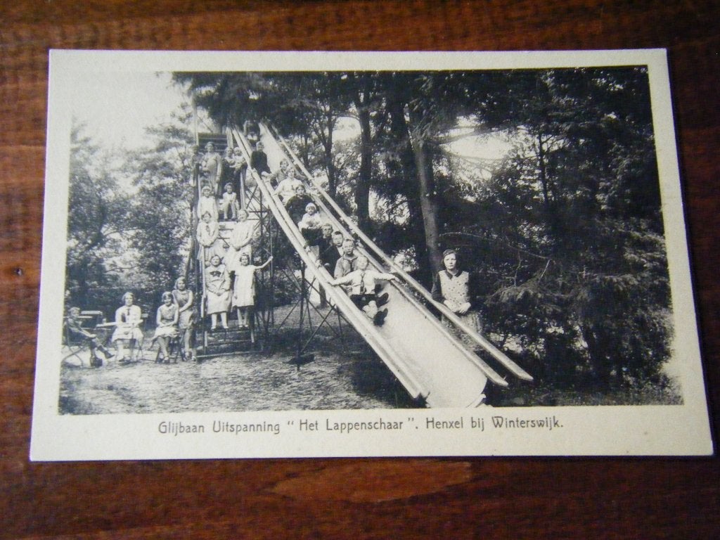 T38 - Henxel /Winterswijk - Speeltuin - Glijbaan - Mooi/Oud, Ophalen of Verzenden, 1940 tot 1960, Gelderland