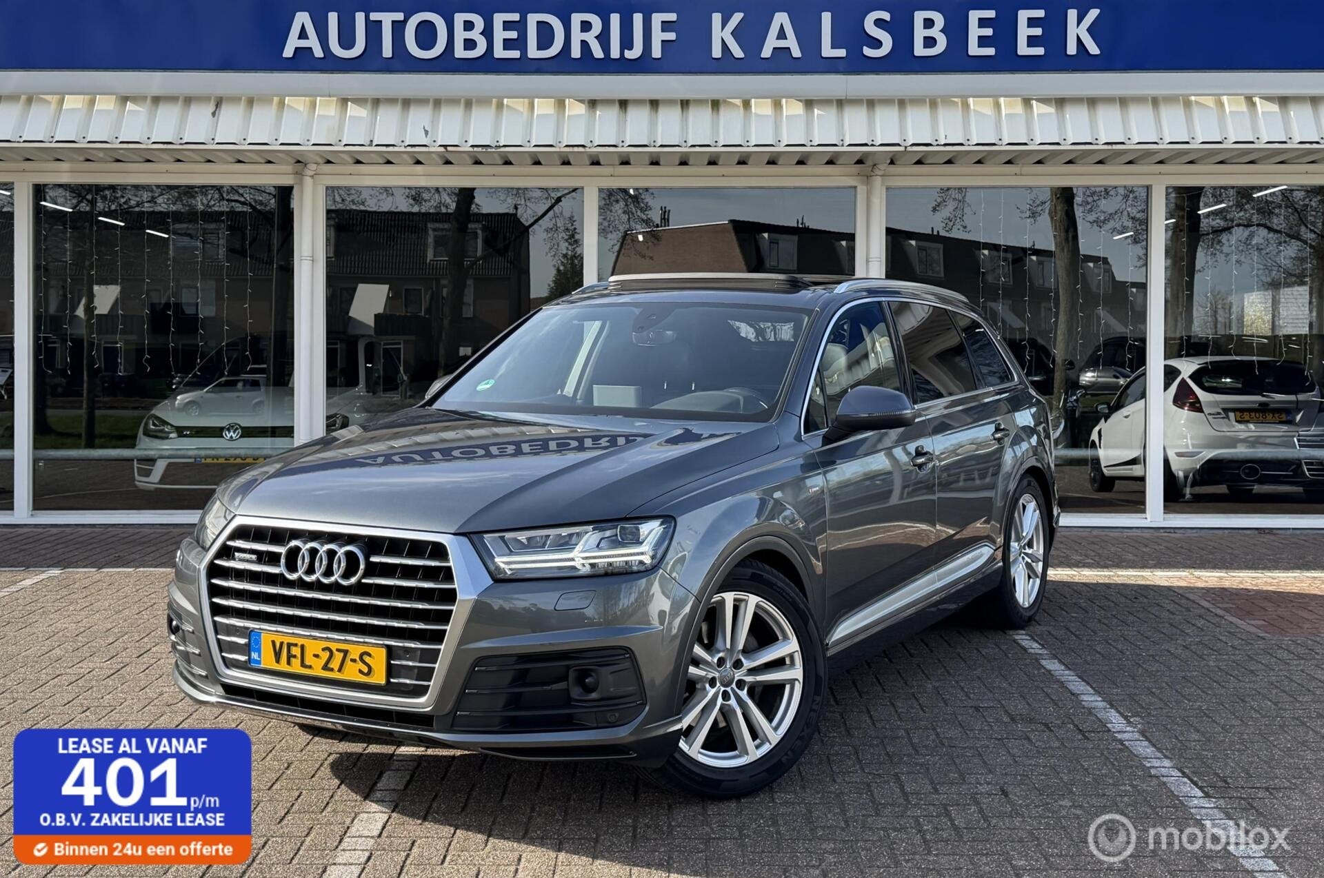 Audi Q7 3.0 TDI quattro|Grijskenteken|Pano|Lane|Camera|Trekh, Auto's, Bestelauto's, Gebruikt, Euro 6, Diesel, 2967 cc