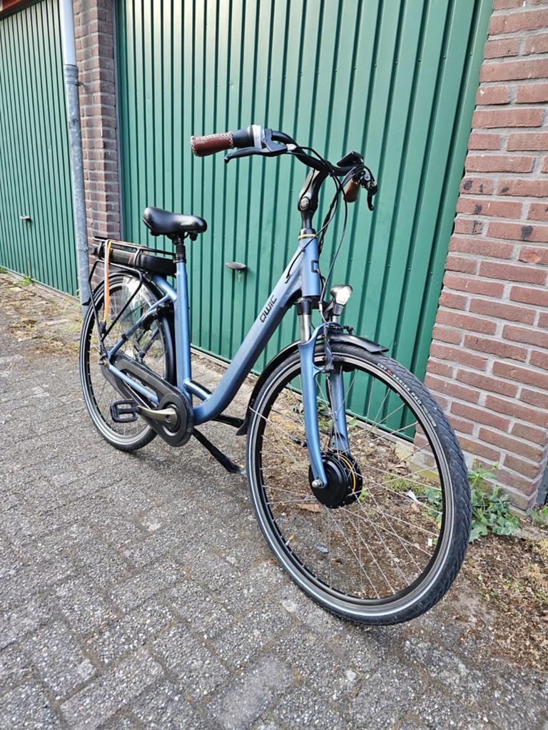 Qwic Trend Elektrische Fiets E-bike Damesfiets Z.G.A.N, 53 tot 56 cm, Versnellingen, Zo goed als nieuw, Ophalen