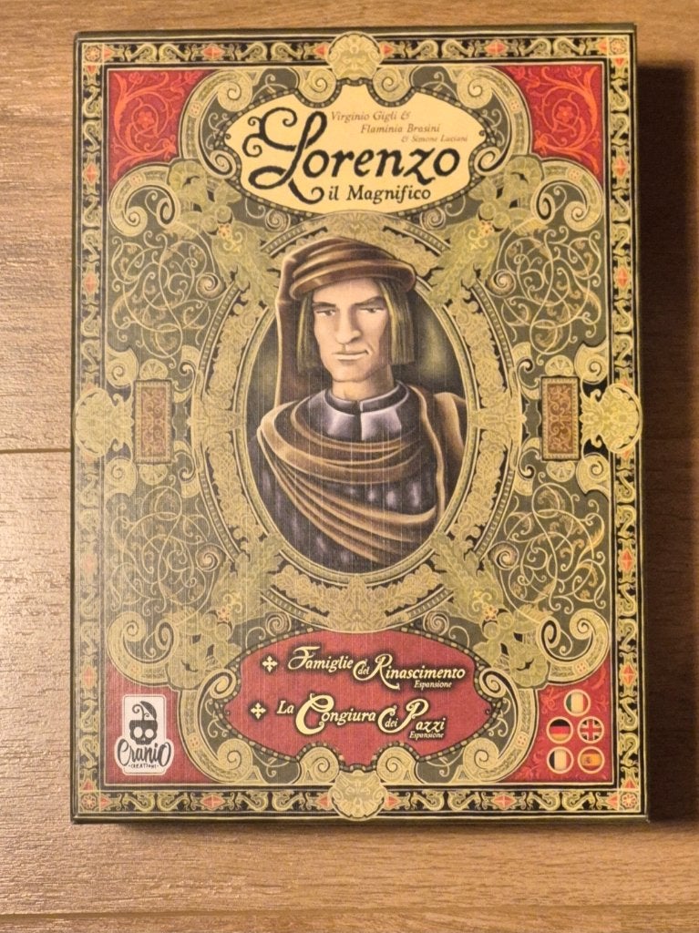 Lorenzo il Magnifico bordspel met uitbreidingen, Drie of vier spelers, Ophalen of Verzenden, Zo goed als nieuw, Cranio Creations