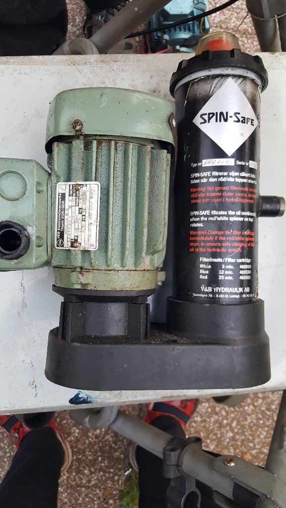 Electrische oliereiniger, Ophalen of Verzenden, Gebruikt