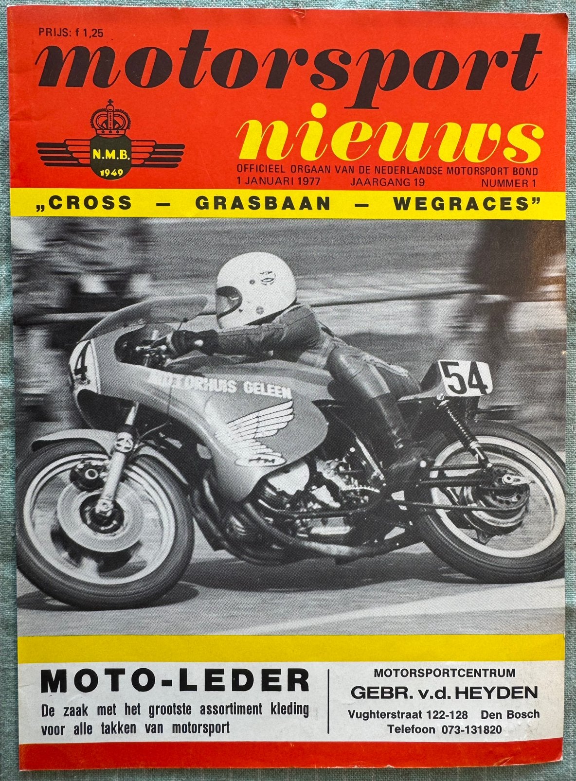 Knipsel 1977 Philip van der Stokker Orthen Den Bosch, Verzenden, Gebruikt, Motoren