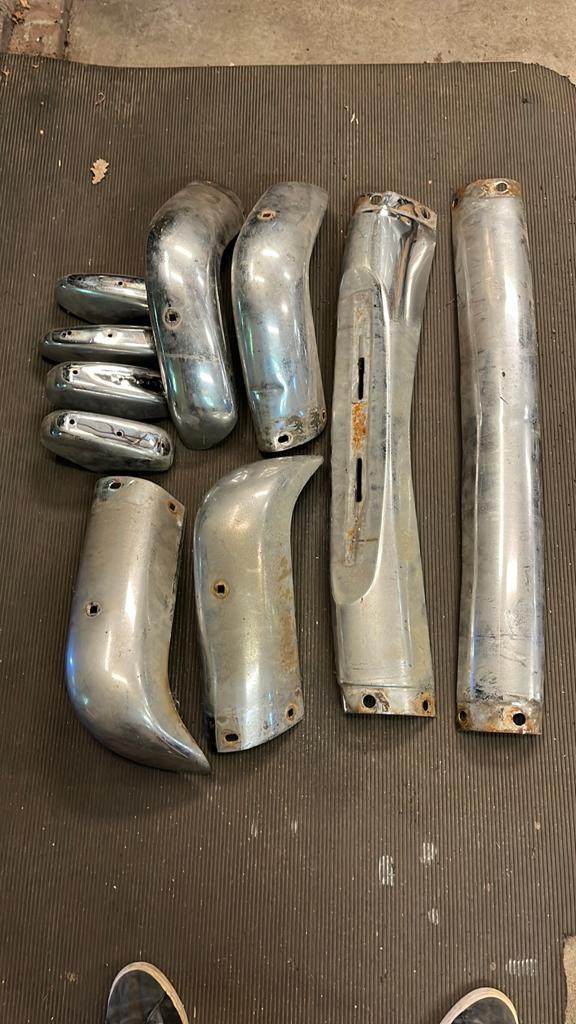 Volvo amazon bumpers voor en achter., Ophalen, Gebruikt, Volvo, Bumper