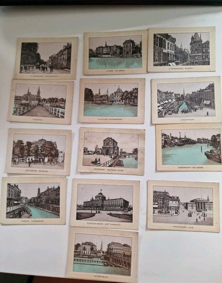 Oude visitekaartjes van Salon S. Weber Rotterdam, Ophalen of Verzenden, Gebruikt, Overige typen