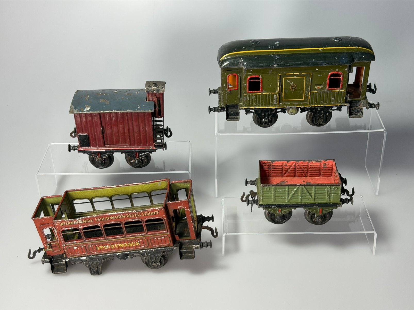 Partij Bing spoor 1 wagons, Ophalen of Verzenden
