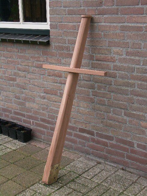 Zware mahonie mast voor jacht of motorboot, Watersport en Boten, Ophalen of Verzenden, Nieuw