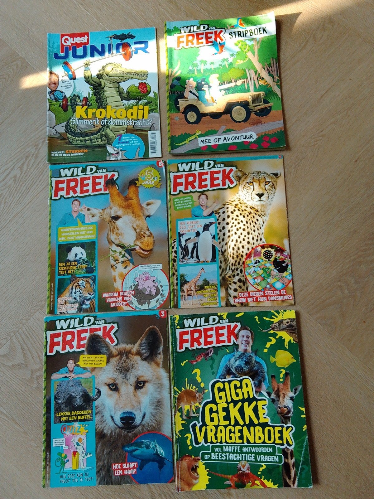 5  wild van Freek 2022 + 1  quest junior 2022, Boeken, Ophalen of Verzenden, Zo goed als nieuw, Wetenschap en Natuur