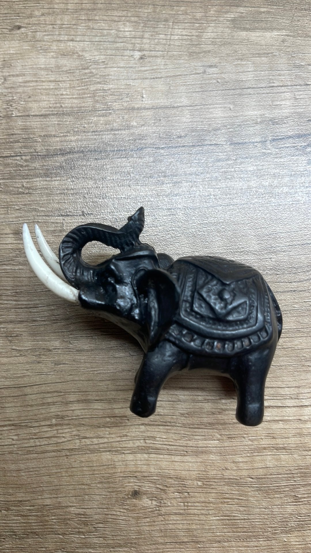 houtsnijwerk, Overige onderwerpen, Minder dan 20 cm, Ophalen of Verzenden, Zwart