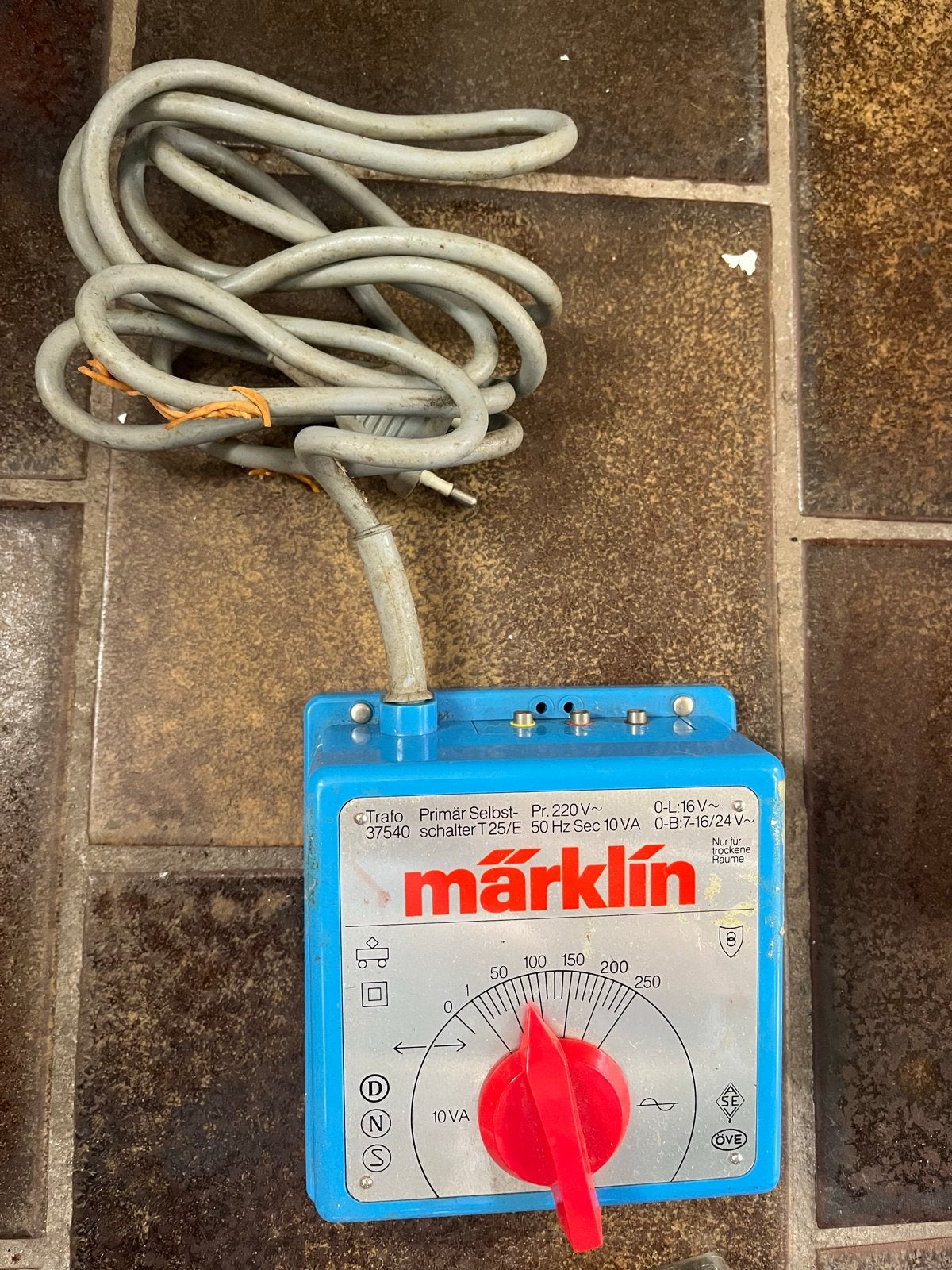 Märklin Trafo 37540 Transformator voor modeltreinen, Gebruikt, Ophalen of Verzenden, Analoog, Märklin