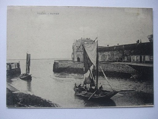P343 Veere - Haven, Verzenden, 1920 tot 1940, Ongelopen, Zeeland