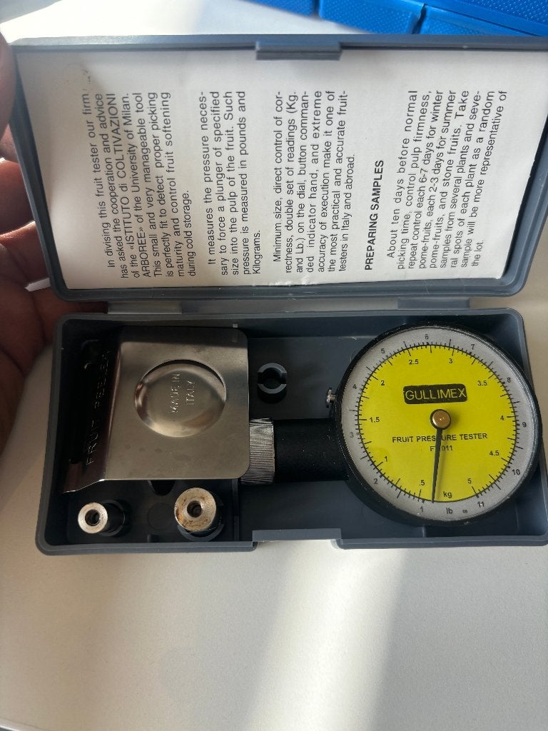 Gullimex Fruit Penetrometer - Fruit Hardheidsmeter, Ophalen of Verzenden, Gebruikt