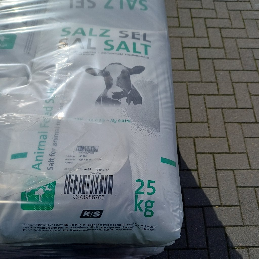 Strooizout Veevoederzout zakken 25 kilo., Ophalen, Nieuw