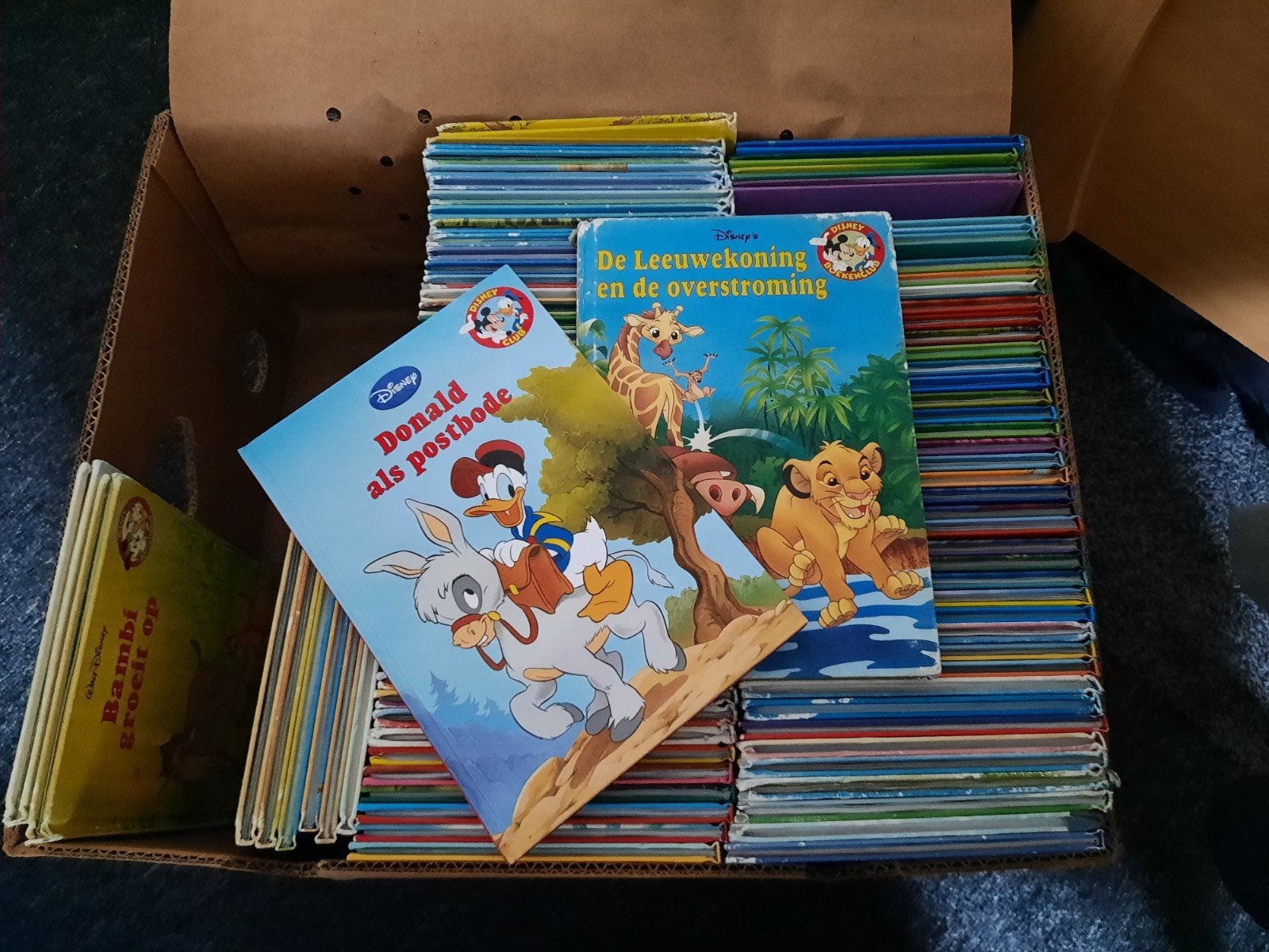 Disney boeken - bananendoos vol, Ophalen, Gelezen, Walt Disney, 3 tot 4 jaar