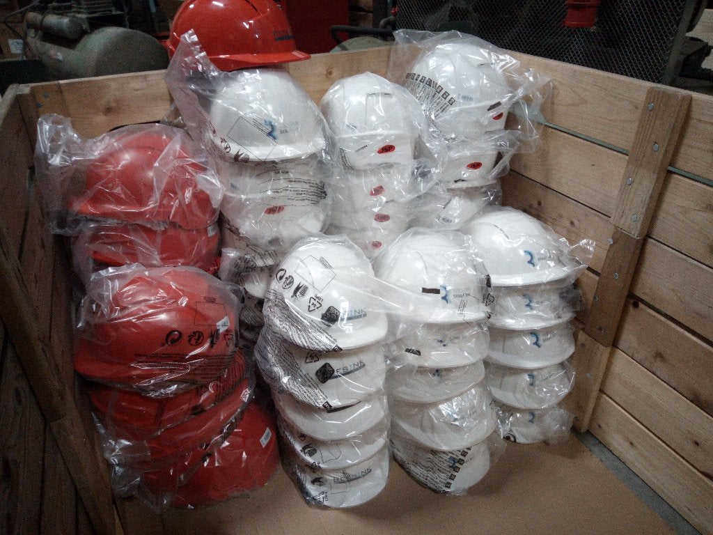 Bouwhelm Wit, Rood en Groen! Nieuw in het plastic JSP, Ophalen of Verzenden, Nieuw