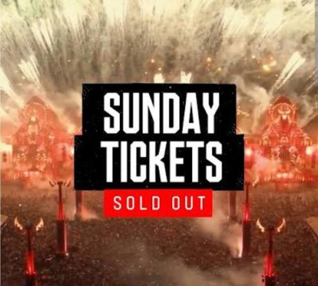 Defqon one sunday ticket + locker, Eén persoon