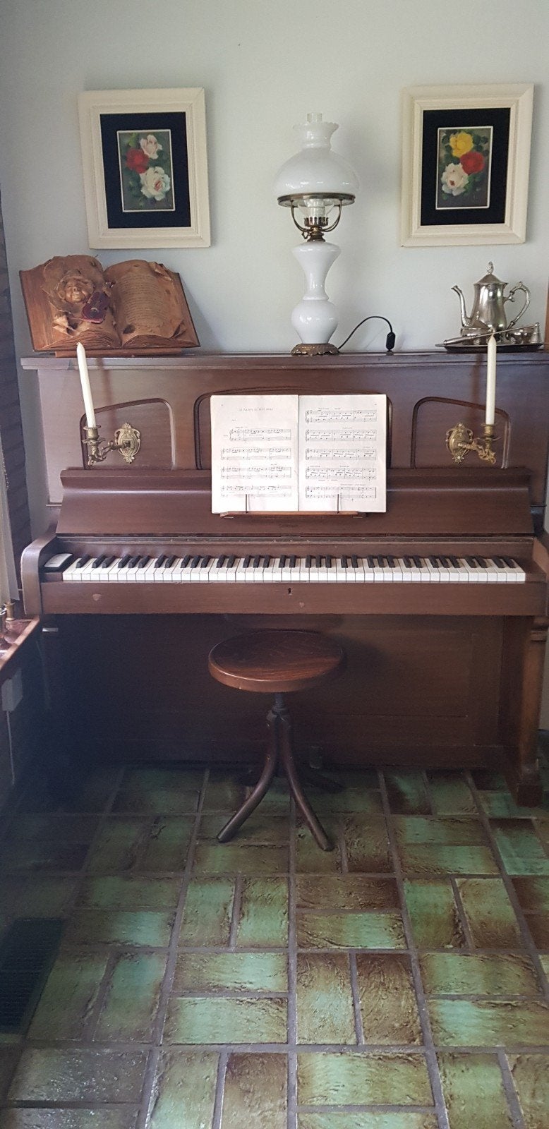 piano Barratt & Robinson, Ophalen, Gebruikt